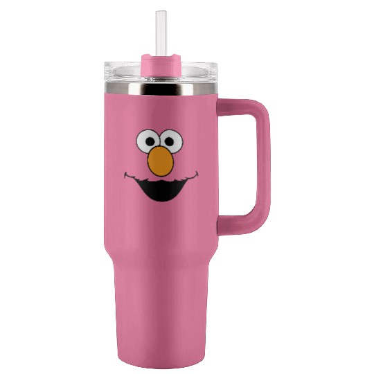 Sesame Street Elmo Face Adult Tumblers 40 Oz With Handle