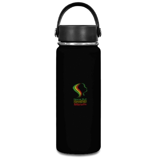 None but ourselves can free our mind - Bob Marley Vacuum Flask