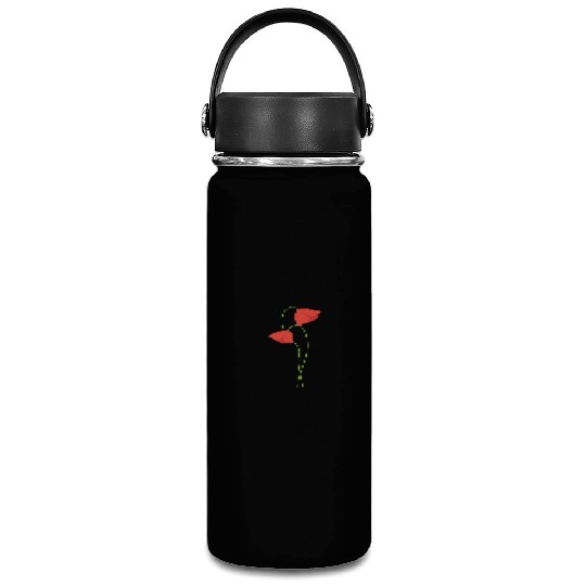 Poppy flower Vacuum Flask