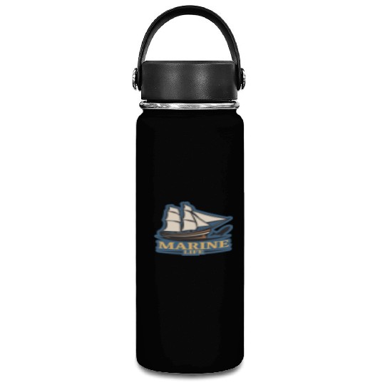marine life logo Vacuum Flask