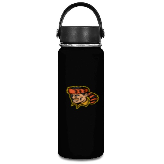 Davy Crockett Mascot Vacuum Flask