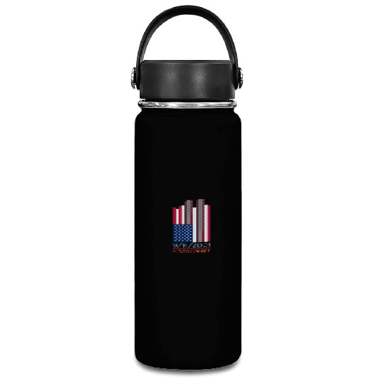 9-11-2001 We Will Never Forget - Patriot Day Vacuum Flask