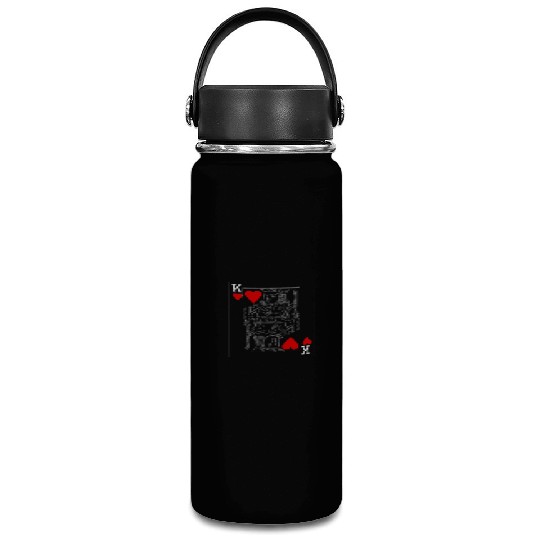 KING OF HEARTS PLAYING CARD Vacuum Flask