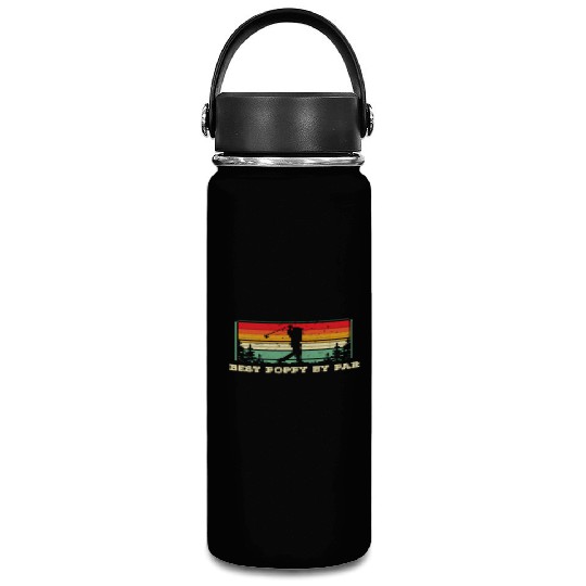 Best Poppy By Par - Golf Vacuum Flask - Dad Golf Vacuum Flask -