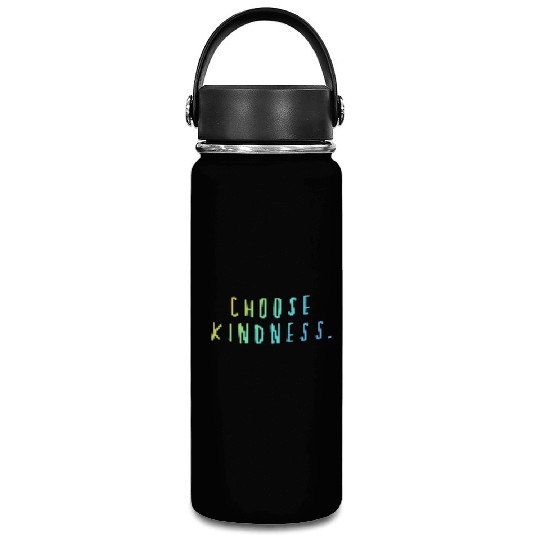 Choose Kindness Cool Colors Ombre Vacuum Flask