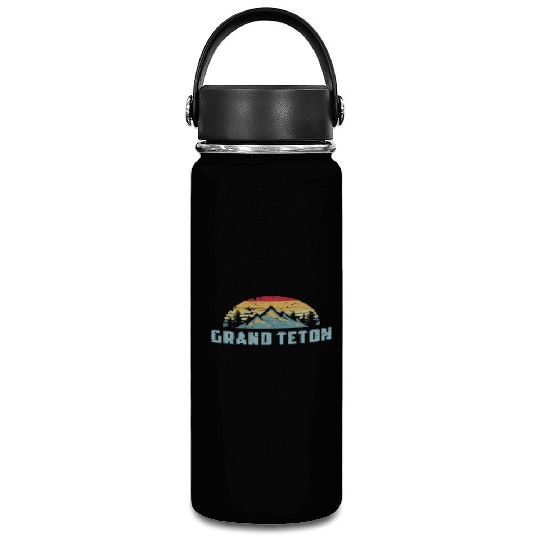 Grand Teton National Park Wyoming Mountain Sweat S Vacuum Flask