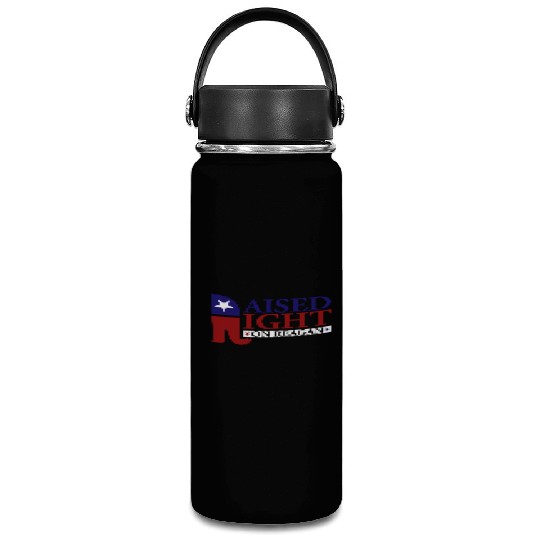 Raised Right On Reagan 80'S Nostalgia Vacuum Flask