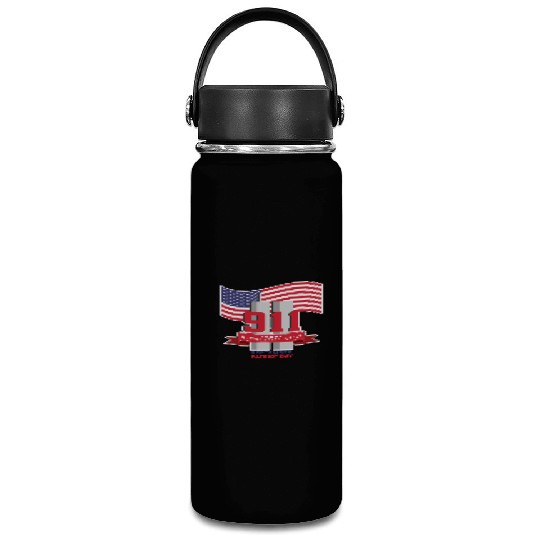 Patriot Day Never Forget 911 Anniversary Vacuum Flask