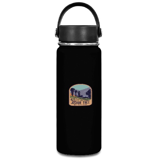 Joshua tree national park retro design Vacuum Flask