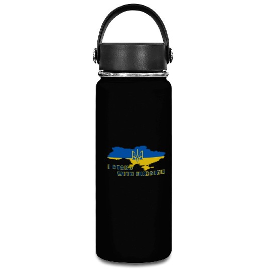 I Stand With Ukraine Vacuum Flask