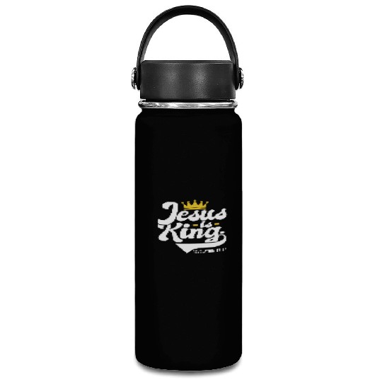 Jesus Is King Revelation 17:14 Christian Vacuum Flask