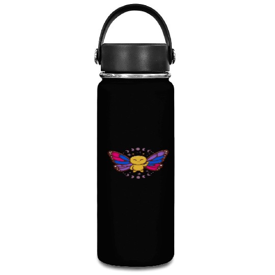 Bisexual Flag Monarch Butterfly Insect Subtle Vacuum Flask