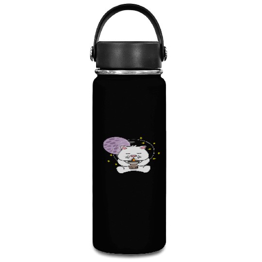 Kawaii Cat Space Pet Lover Gift Vacuum Flask