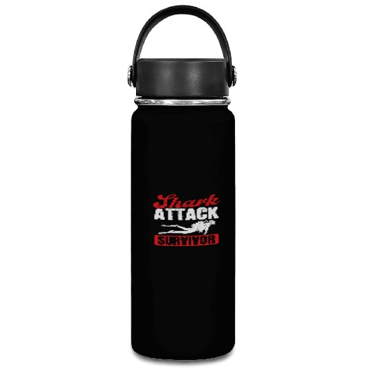 Scuba Diving Shark Attack Survivor Scuba Diver Vacuum Flask