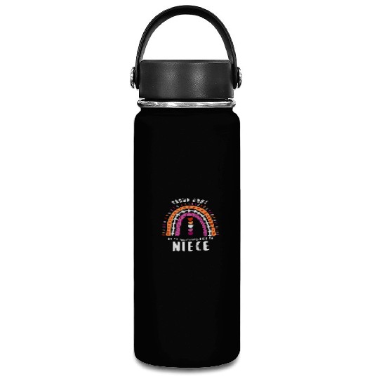 Proud Aunt Lesbian Niece Rainbow Vacuum Flask