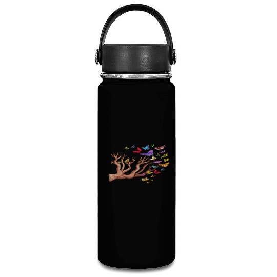 Monarch Butterflies Nature Butterfly Vacuum Flask