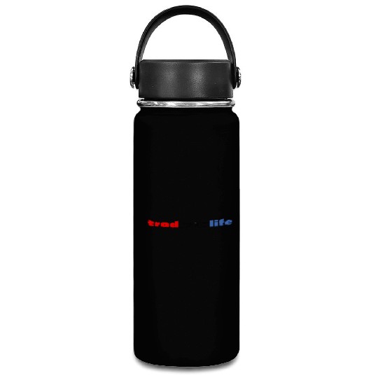 tradbowlife logo - 'bow' clear and outlined Vacuum Flask