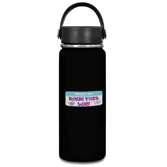 born this way transgender pride Vacuum Flask