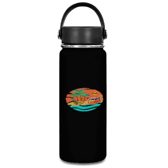 Road trip skeleton Vacuum Flask