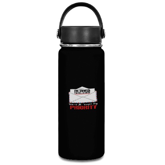 Funny Retirement Retired Postal Worker Vacuum Flask