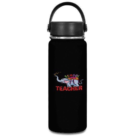 Back To School Elephant School Teacher Vacuum Flask