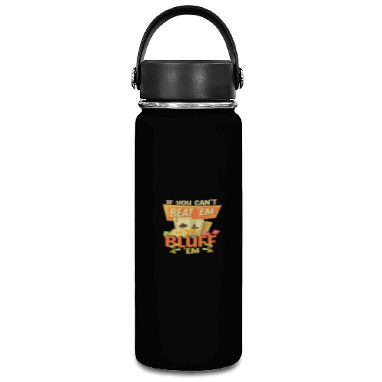 Card Game Royal Flush Ace Vacuum Flask