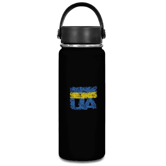 I stand with Ukraine. Support Ukraine. Stop War Vacuum Flask