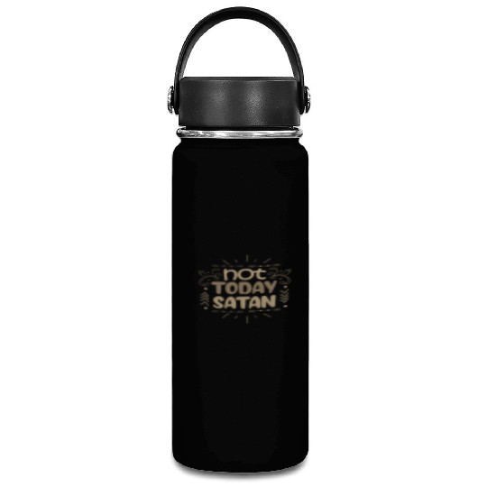 Christianity Not Today Satan Christian Gift Ideas Vacuum Flask