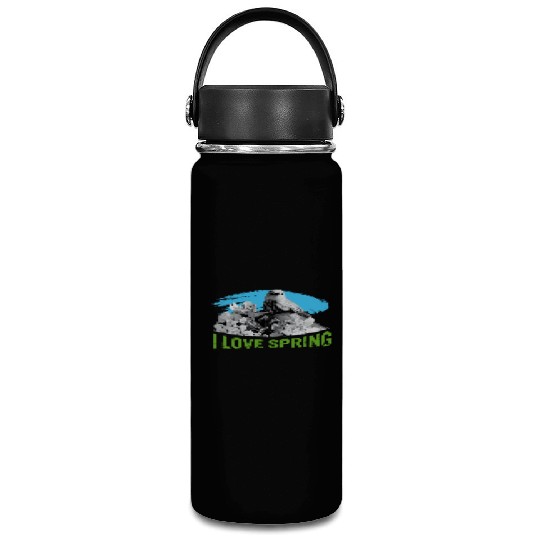 I love SPRING with Eagle Vacuum Flask