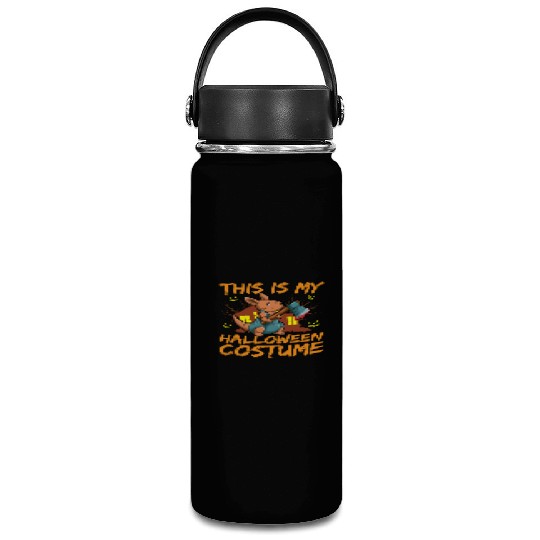 Scary Creepy Animal This Is My Halloween Costume Vacuum Flask
