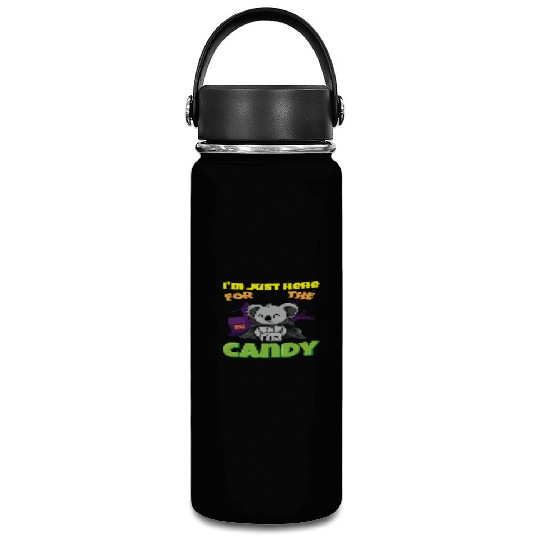 I'm Just Here For The Candy Scary Halloween Beast Vacuum Flask
