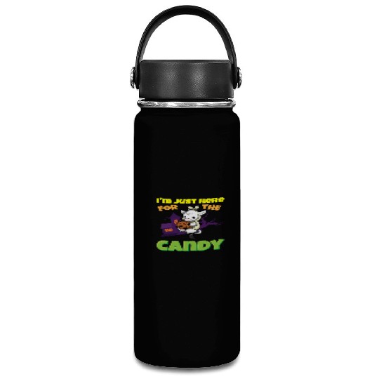 I'm Just Here For The Candy Scary Halloween Beast Vacuum Flask