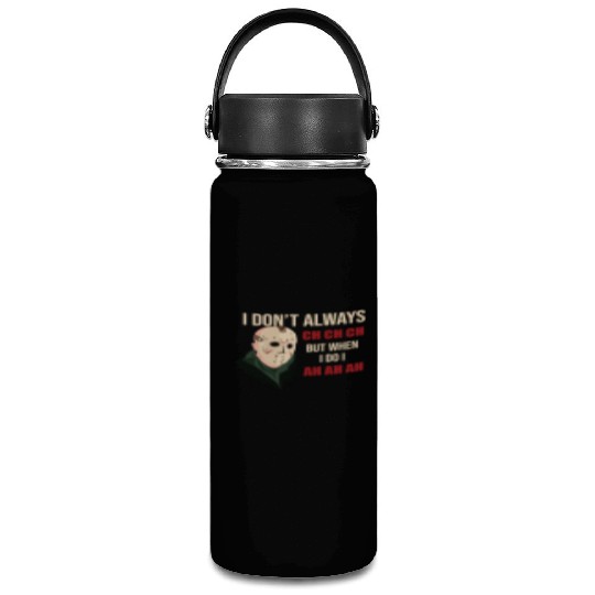 Funny Halloween party Jason hokey mask Friday 13th Vacuum Flask