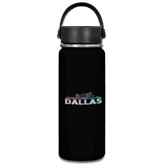 Dallas City Texas Dallas Vacuum Flask