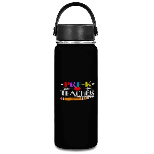 Funny Back To School Teacher Student Pre K Teacher Vacuum Flask