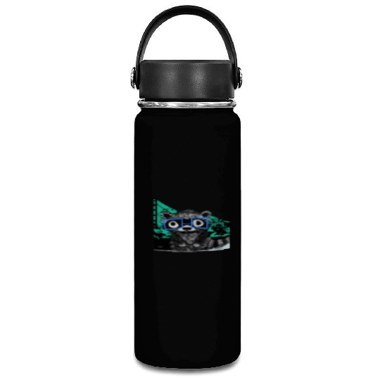 Raccoon #3 Mary Jane Bookworm Vacuum Flask