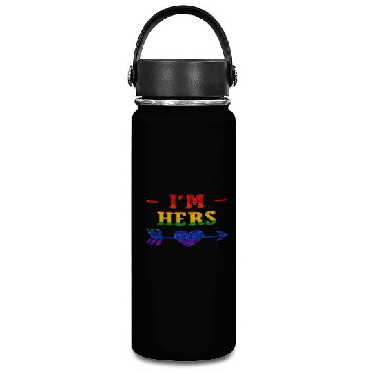 I'm Hers Lesbian Couple Matching Vacuum Flask