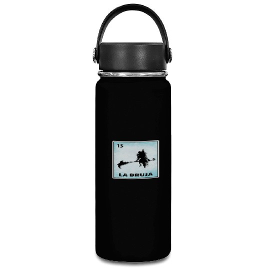 La Bruja Mexican Witch Cards Halloween Vacuum Flask