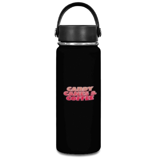 Candy Cane Candy Canes And Coffee Vacuum Flask