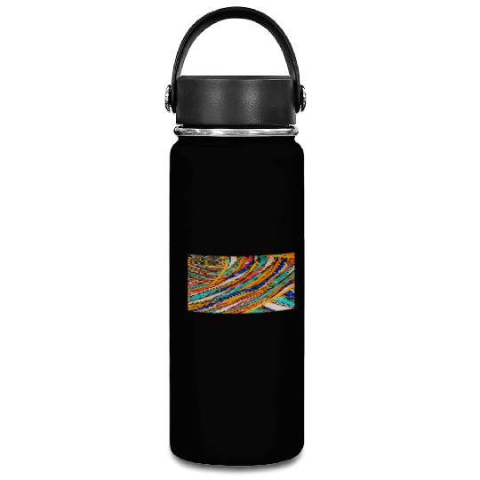 Neon Rainbow Retro 2023 NewYear Vintage Stronger Vacuum Flask