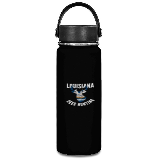 Louisiana Deer Hunting Buck Stag Hunter Vacuum Flask
