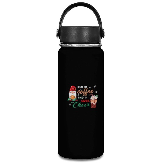 I RUN ON COFFEE AND CHRISTMAS CHEER Vacuum Flask