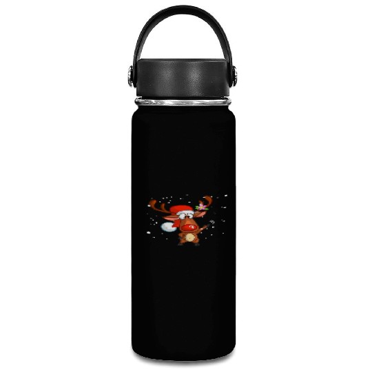 Christmas Deer Vacuum Flask