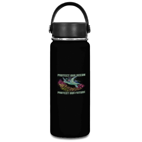 Marine Biology Protect Our Ocean Loves Marine Life Vacuum Flask