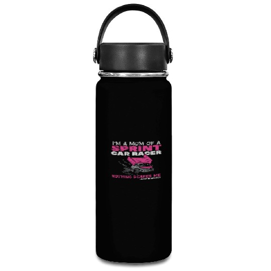 Mom Of A Sprint Car Racer Race Day Driver Mother P Vacuum Flask