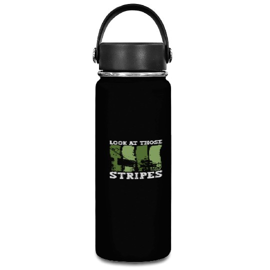 Look At Those Stripes - Lawn Mowing Funny Dad Lawn Vacuum Flask