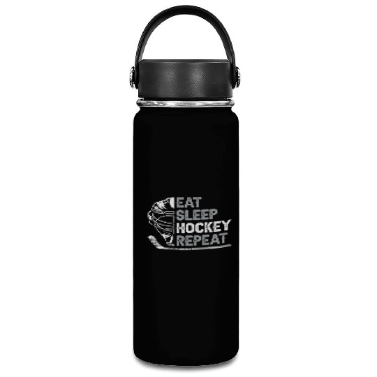 Eat Sleep Hockey Repeat Christmas Hockey Vacuum Flask