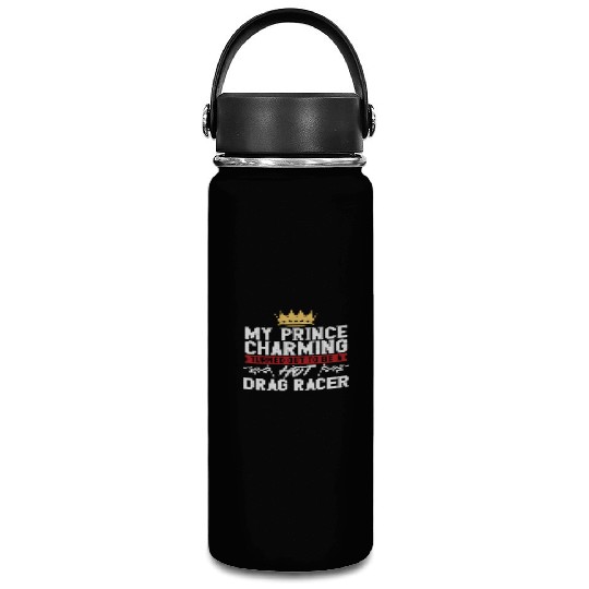 Drag Racing Race Car Girlfriend Vacuum Flask