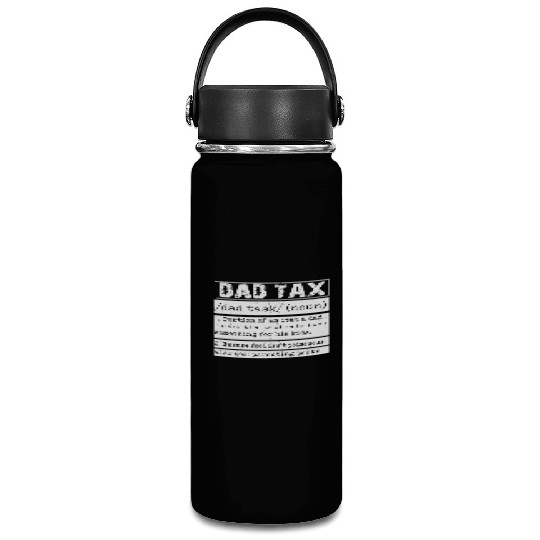 Vintage Dad Tax Definition Men Funny Father's Day Vacuum Flask