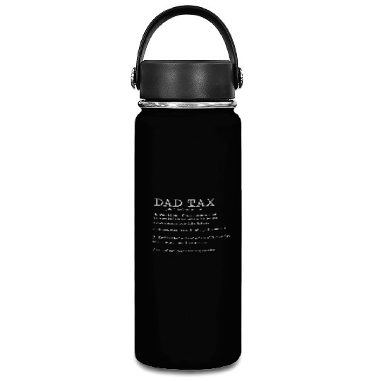 Vintage Dad Tax Definition Men Funny Father's Day Vacuum Flask
